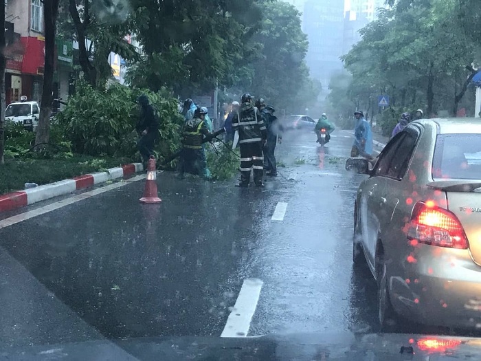 Phường Dịch Vọng (Cầu Giấy): Tích cực khắc phục ảnh hưởng của bão số 3